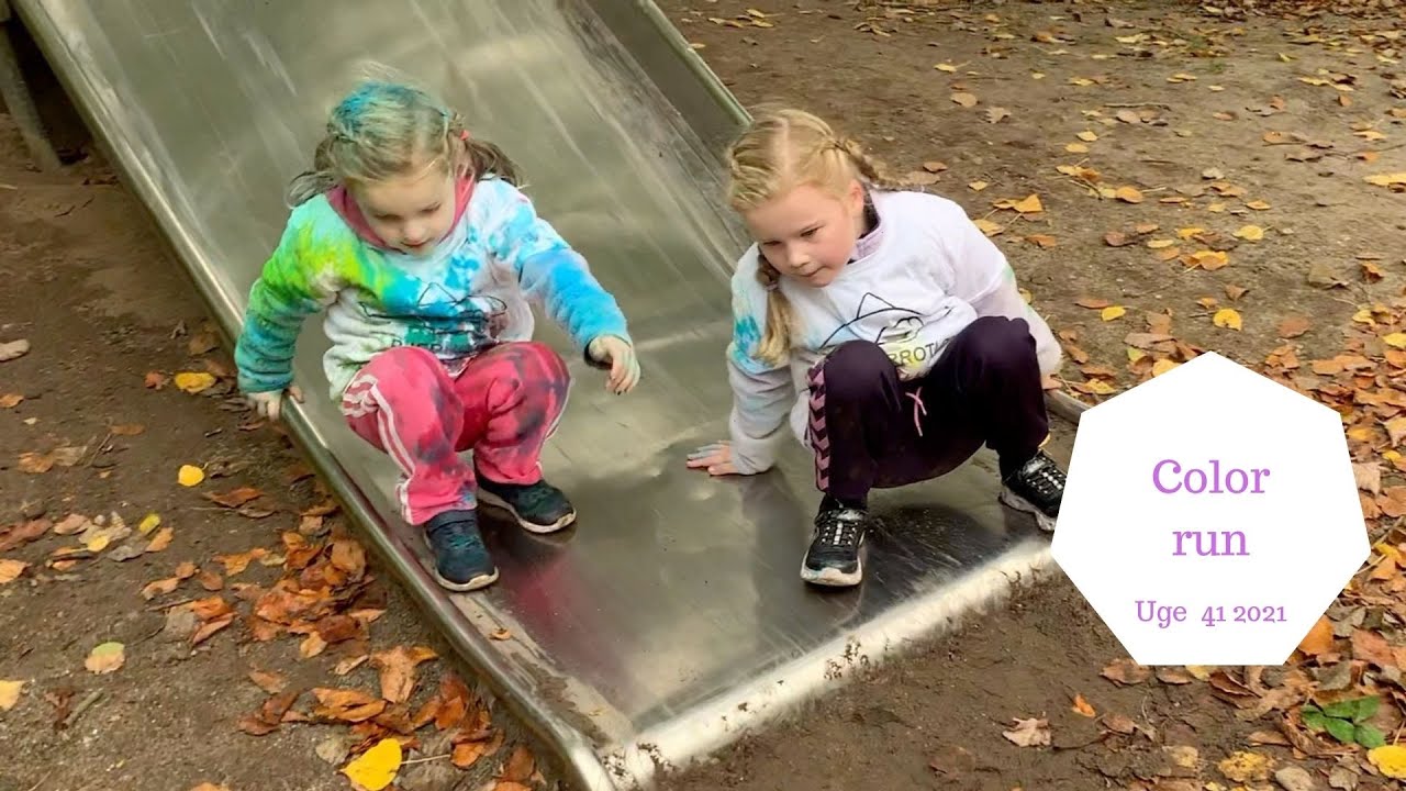 COLOR RUN I BØRNEHAVEN OG MOTIONSDAG