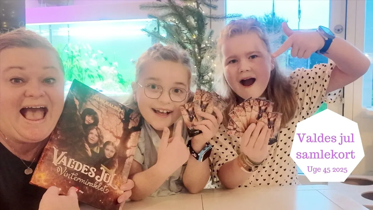 Vi åbner vores Første VALDE Juls Samlekort