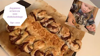 JEG PRØVER AT LAVE EN NEM CHOKOLADEKAGE