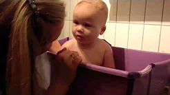 Baby's night routine - Zoe is getting ready to go to bed