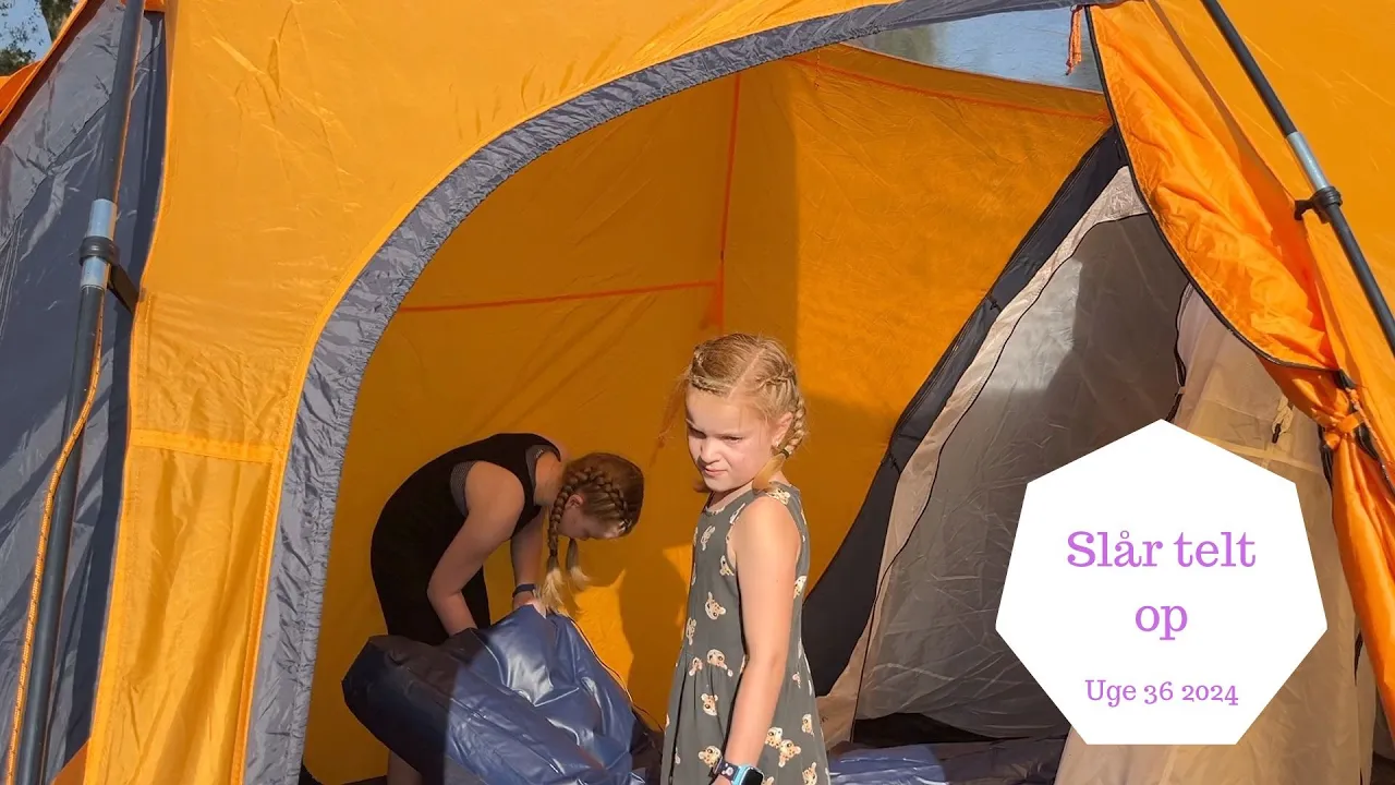 Camping tur - Kan vi SLÅ Teltet op Selv?