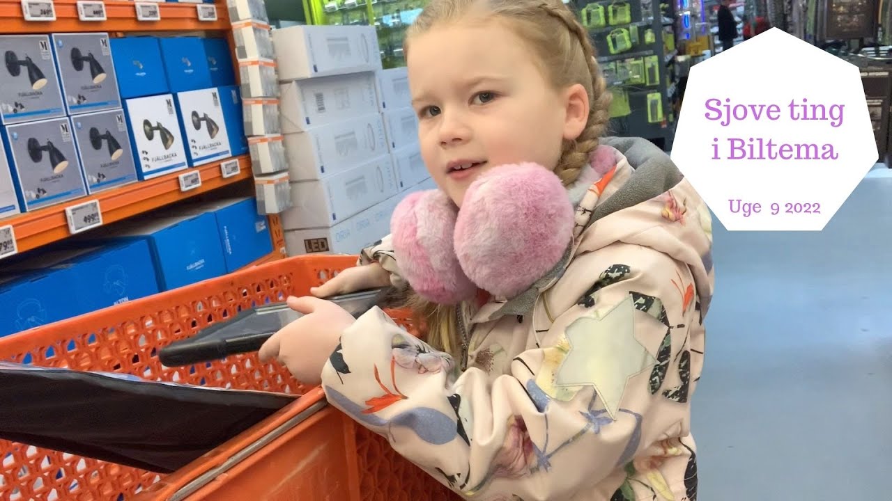 ZOE OG JEG KØBER SJOVE TING I BAUHAUS OG BILTEMA