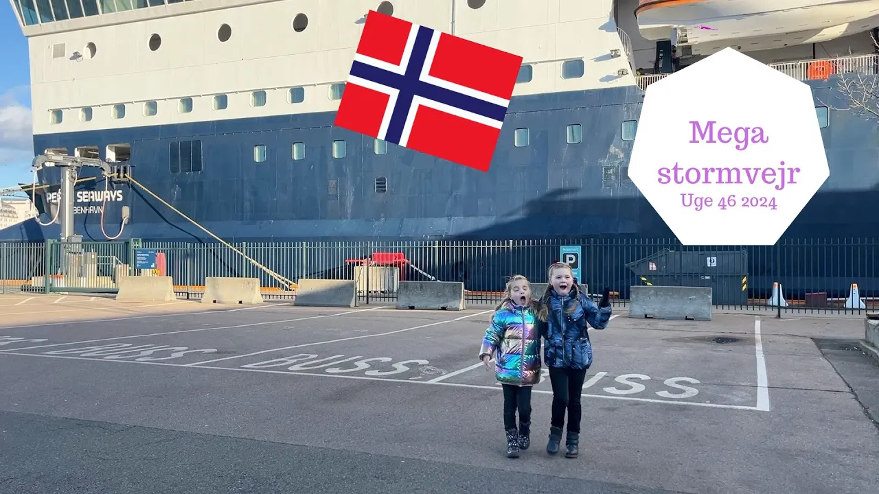 Shopper i OSLO og hygger på cruisen i mega STORMVEJR