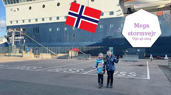 Shopper i OSLO og hygger på cruisen i mega STORMVEJR