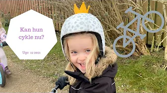 SÅ LÆRTE HALEY AT CYKEL SELV