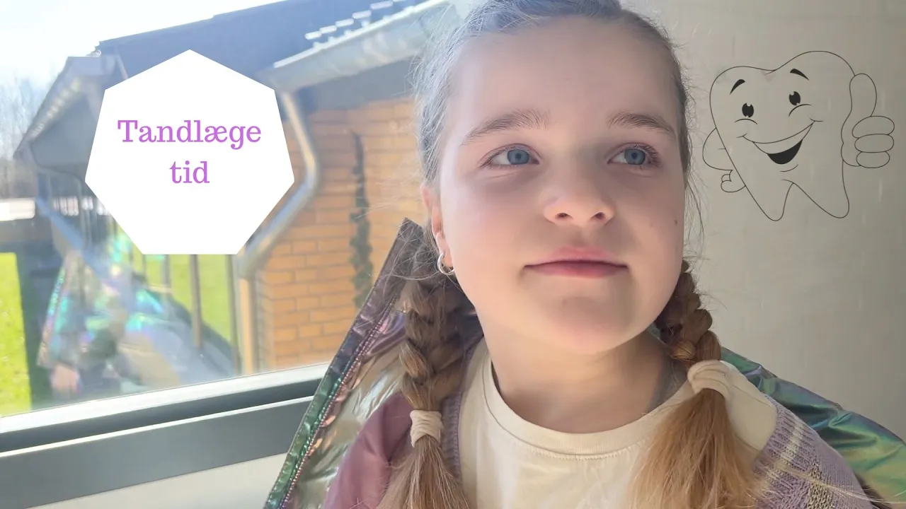Begge piger skal til tandlægen