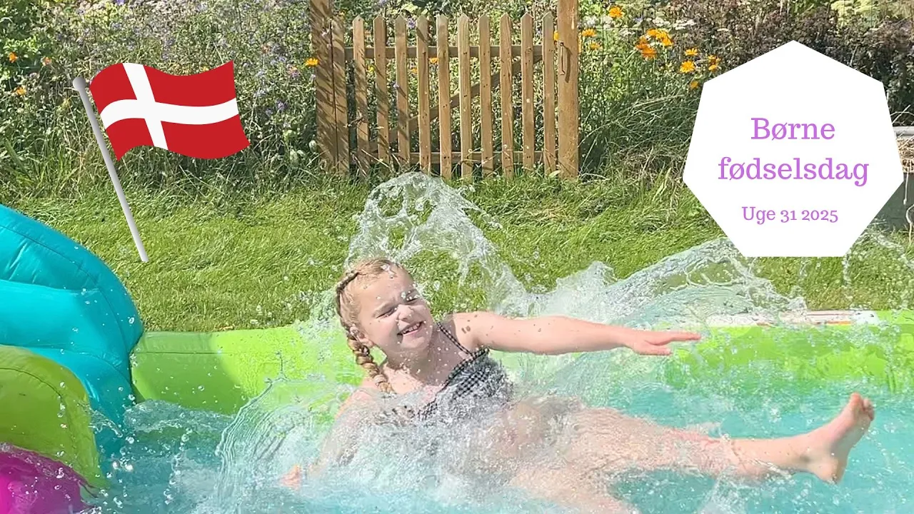 Haleys Børnefødselsdag - Sidste dag i Sommerferien