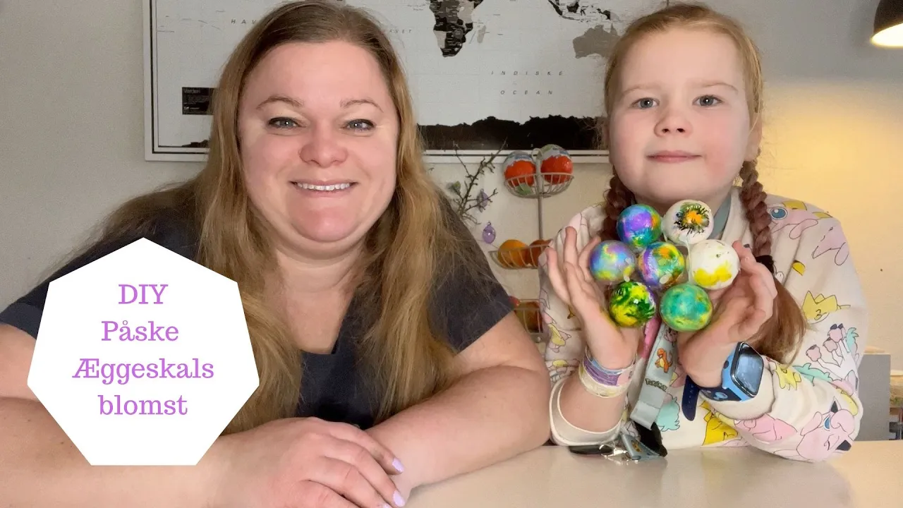 DIY PÅSKE ÆGGESKALS BLOMST