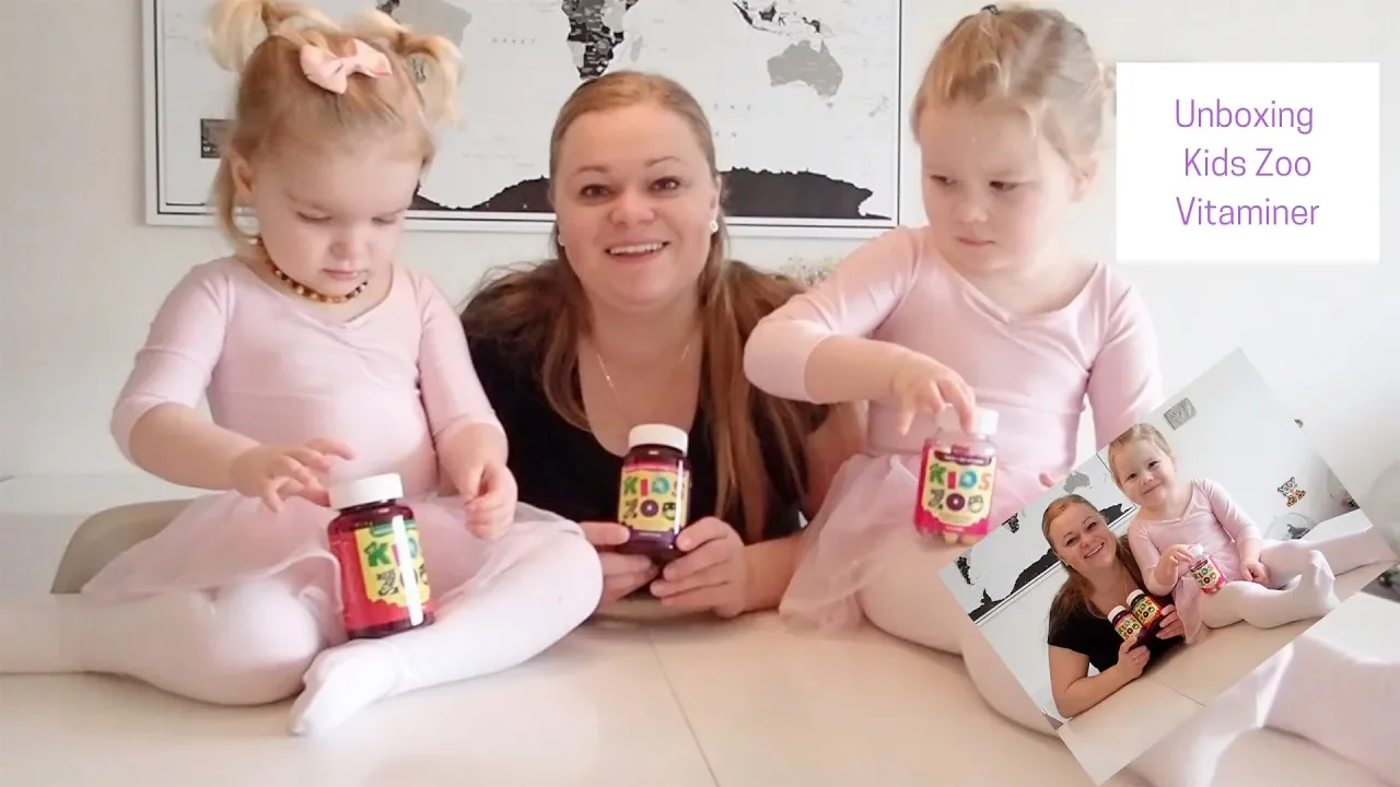 Unboxing Kids Zoo Vitaminer DANSK