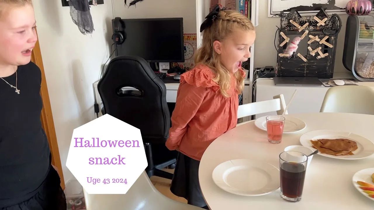 Efterårs hygge   Overrasker med HALLOWEEN snack