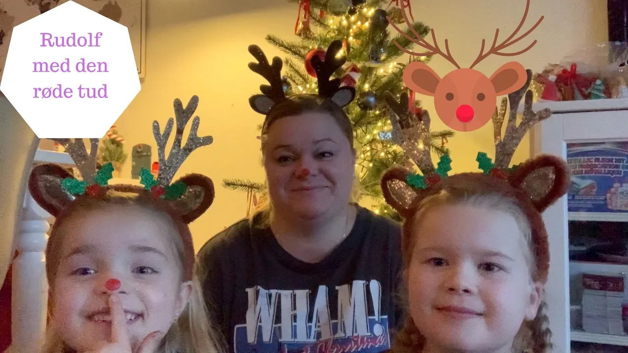 RUDOLF MED DEN RØDE TUD