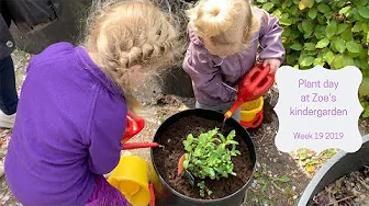 Plant Day at Zoe's Kindergarden