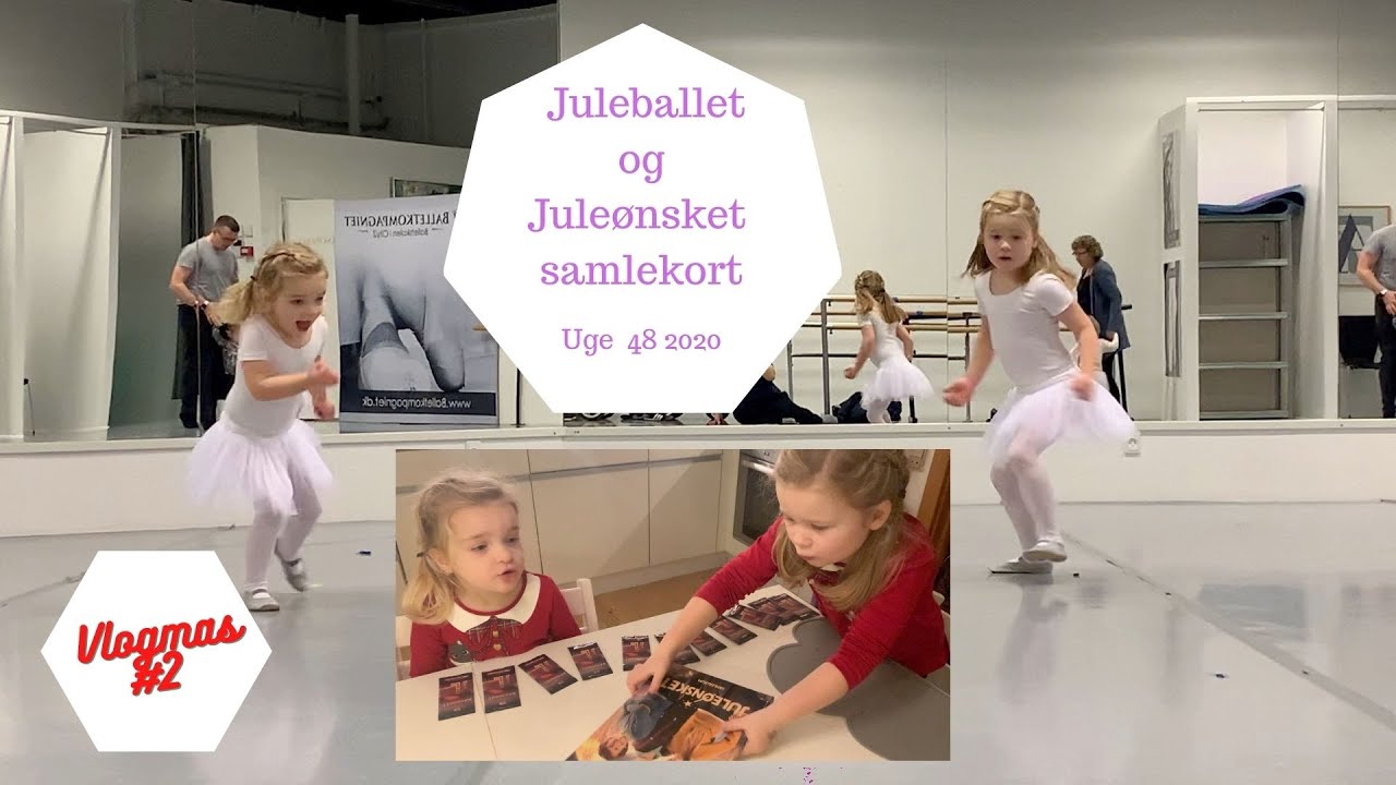 JULE BALLET OG JULEØNSKET SAMLEKORT