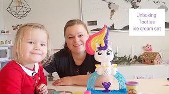 UNBOXING TOOTIES ICE CREAM SET - DANSK
