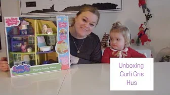 Unboxing Gurli Gris Hus DANSK