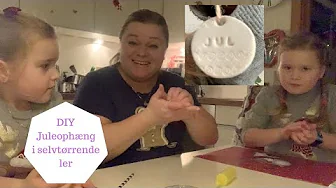 DIY JULEOPHÆNG I SELVTØRRENDE LER