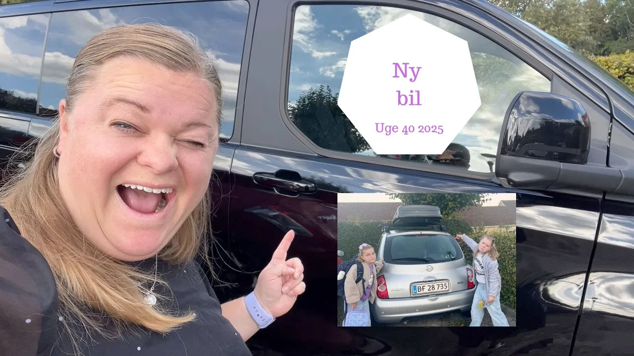 Vi køber endelig en NY BIL
