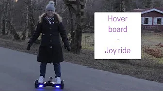Hover board joy ride