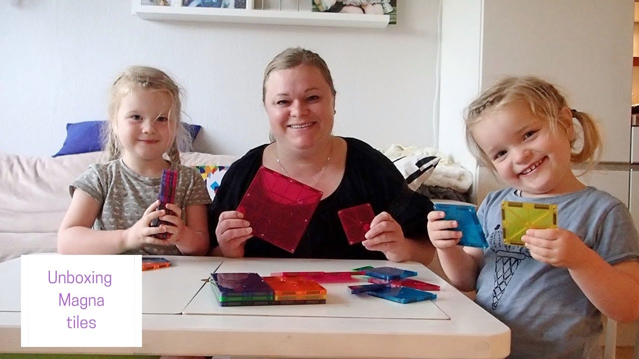 UNBOXING MAGNA TILES DANSK