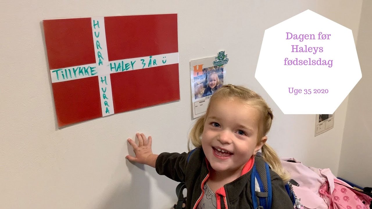 DAGEN FØR HALEYS FØDSELSDAG - DELER UD I BØRNEHAVEN