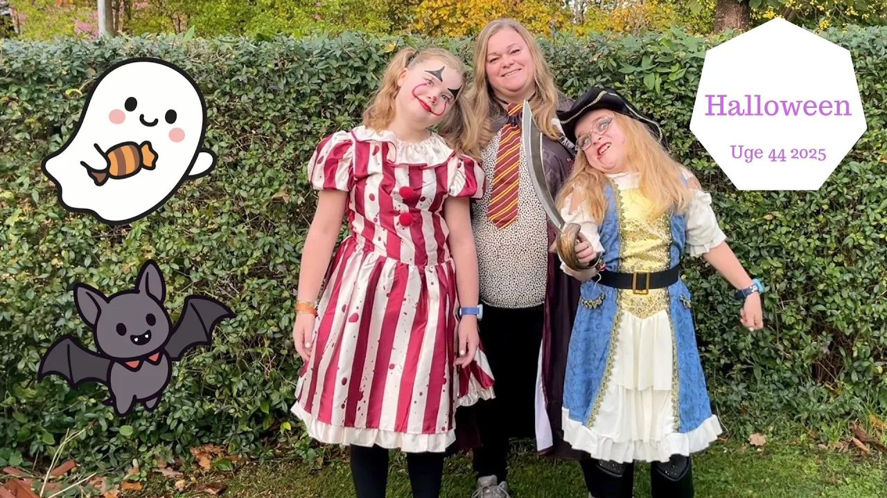 Vi fejrer HALLOWEEN - Vi går Trick or Treat