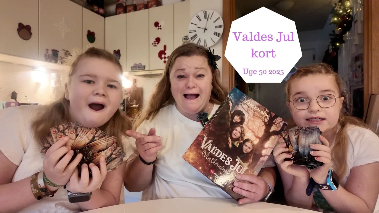 Åbner virkelig mange Valdes Jul Kort - Får vi de sidste 5 vi mangler?