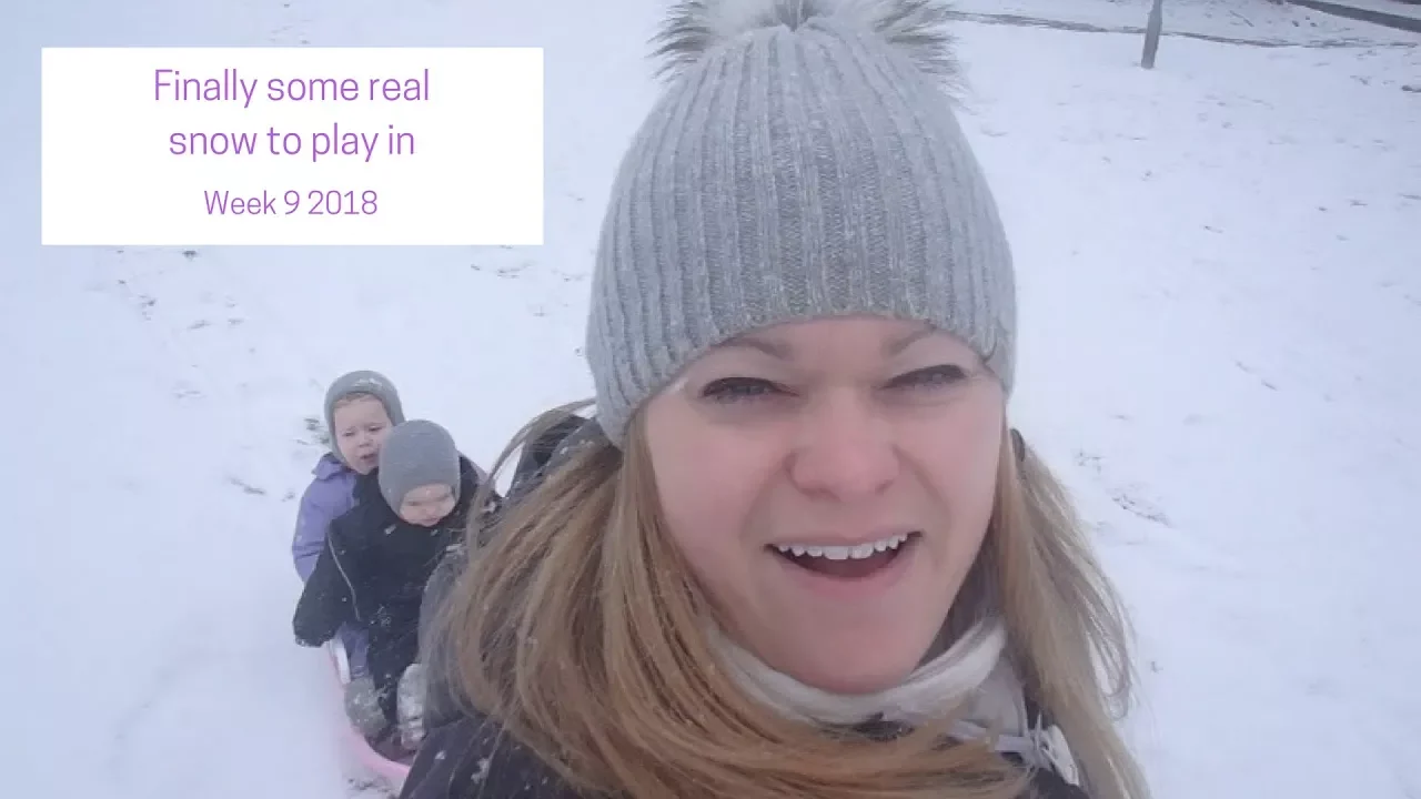 Finally some real snow to play in