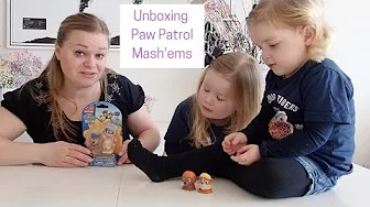 Unboxing Paw Patrol Mash'ems DANSK