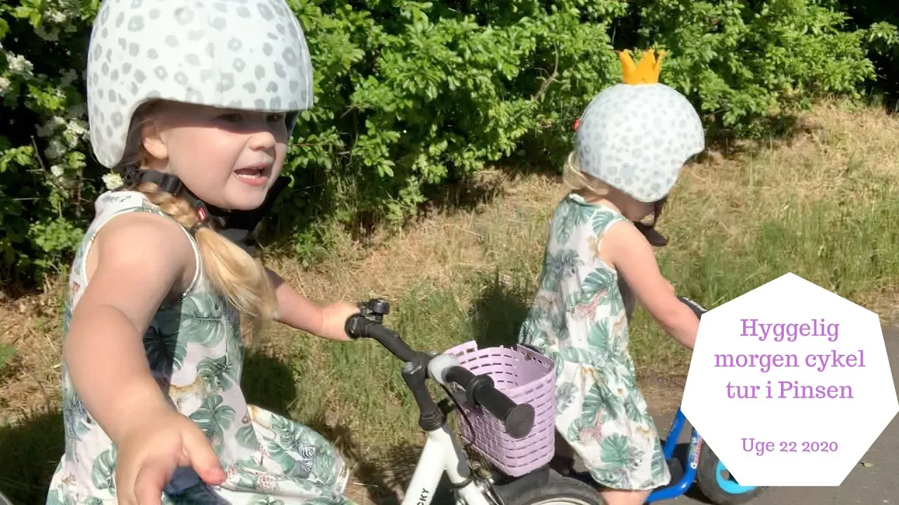 HYGGLIG MORGEN CYKEL TUR I PINSEN