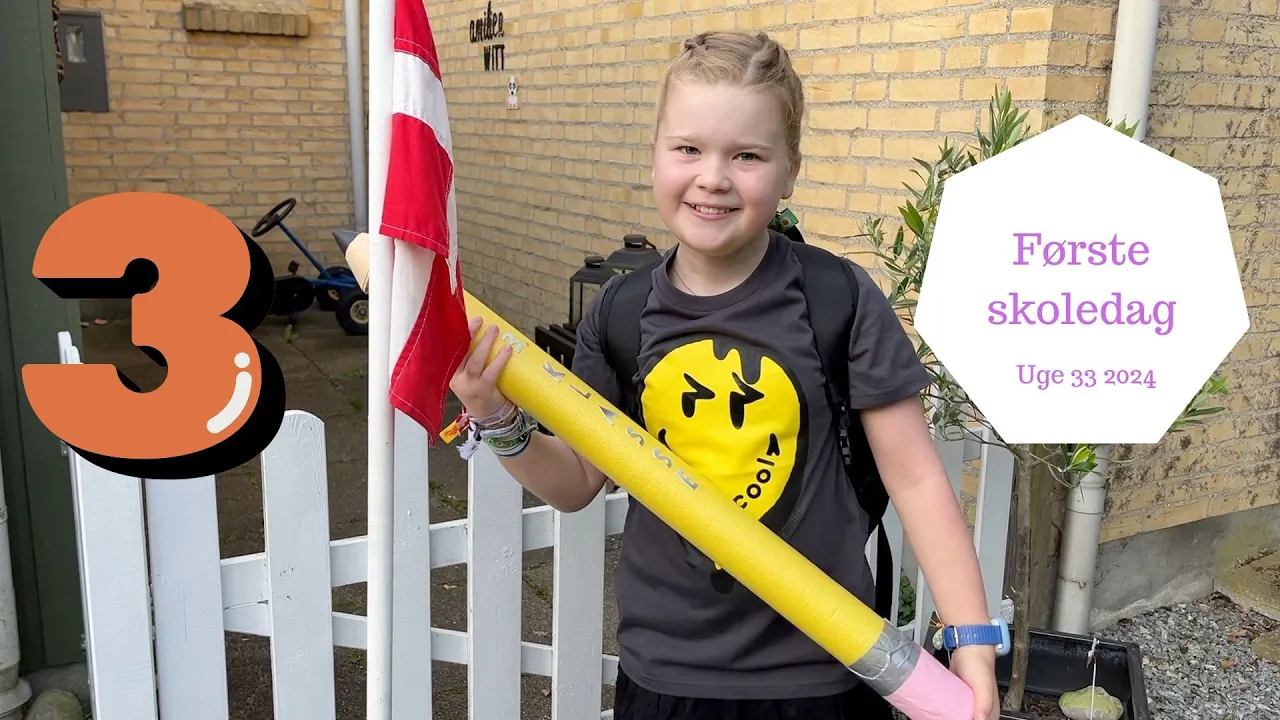 ZOES Første Skoledag i 3. klasse