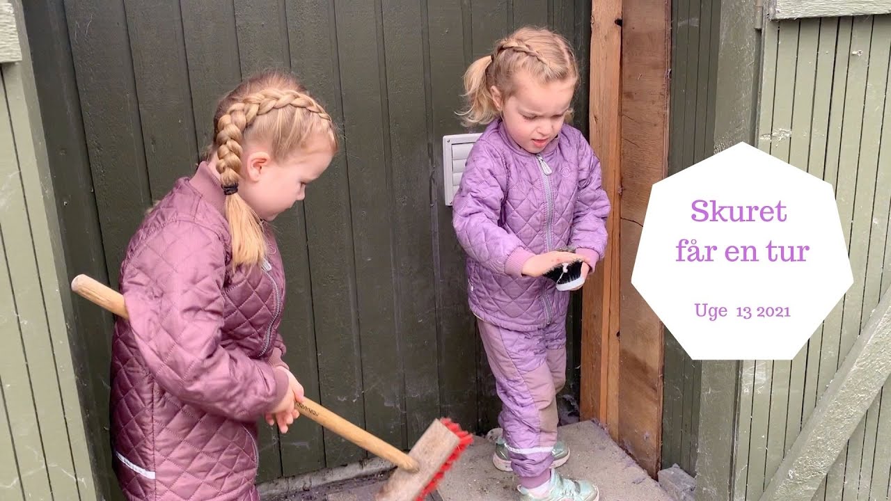 RENGØRING AF SKUR - PIGERNE HJÆLPER MIG - Motivation