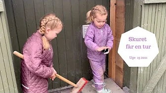 RENGØRING AF SKUR - PIGERNE HJÆLPER MIG - Motivation