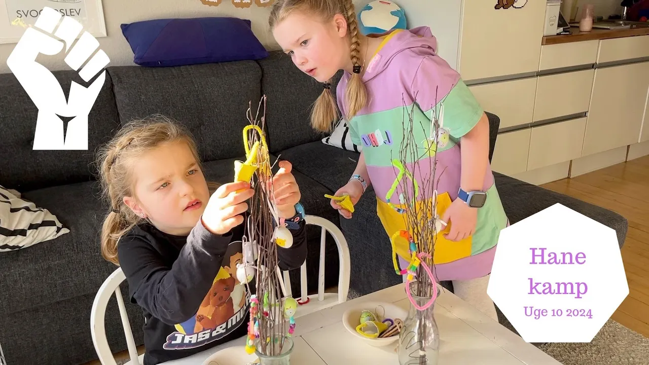 KÆMPER FOR MINE PIGER PÅ KVINDERNES INTERNATIONALE KAMPDAG - PYNTER OP TIL PÅSKE