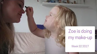 Zoe is doing my make-up