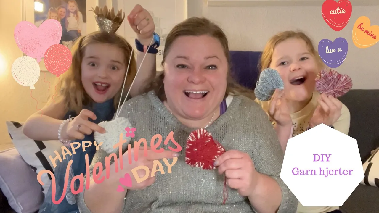 DIY GARN HJERTER