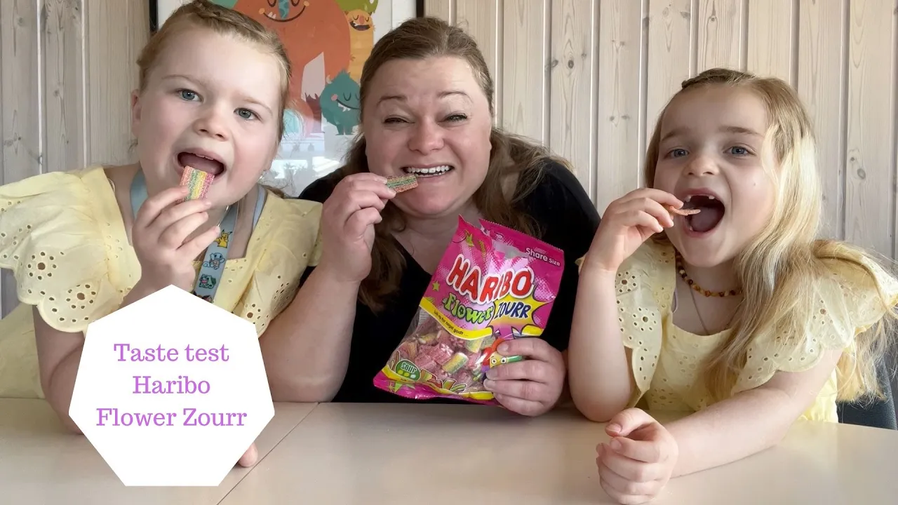 TASTE TEST HARIBO FLOWER ZOURR
