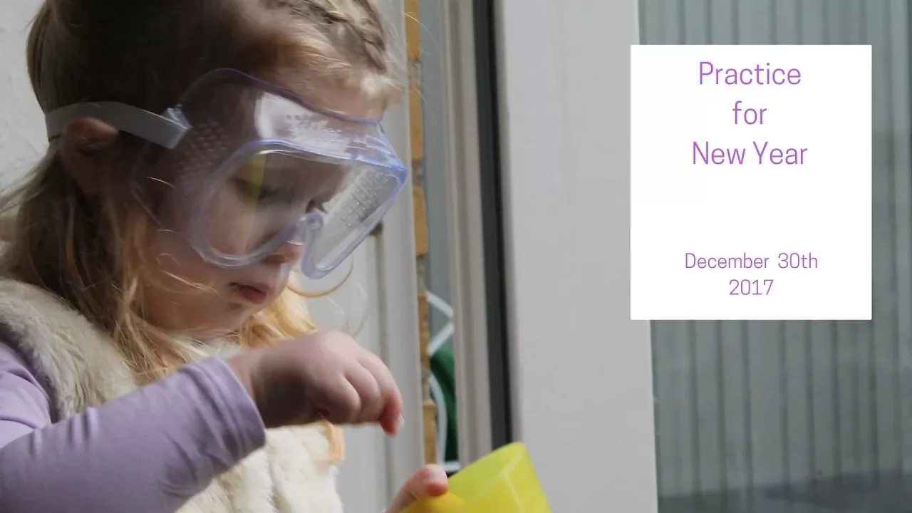 Practice for New Year (Day 30 of our daily vlogmas 2017)