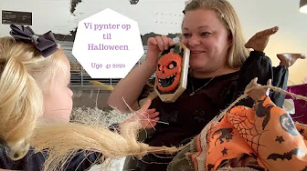 VI PYNTER OP TIL HALLOWEEN OG LAVER HALLOWEEN KAGER