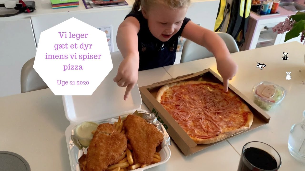 VI LEGER GÆT ET DYR IMENS VI FÅR PIZZA