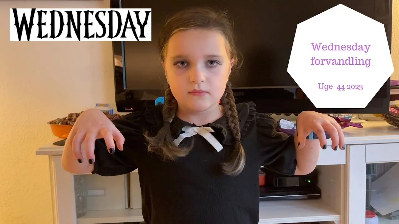 FORVANDLER 7 ÅRIGE HALEY TIL WEDNESDAY