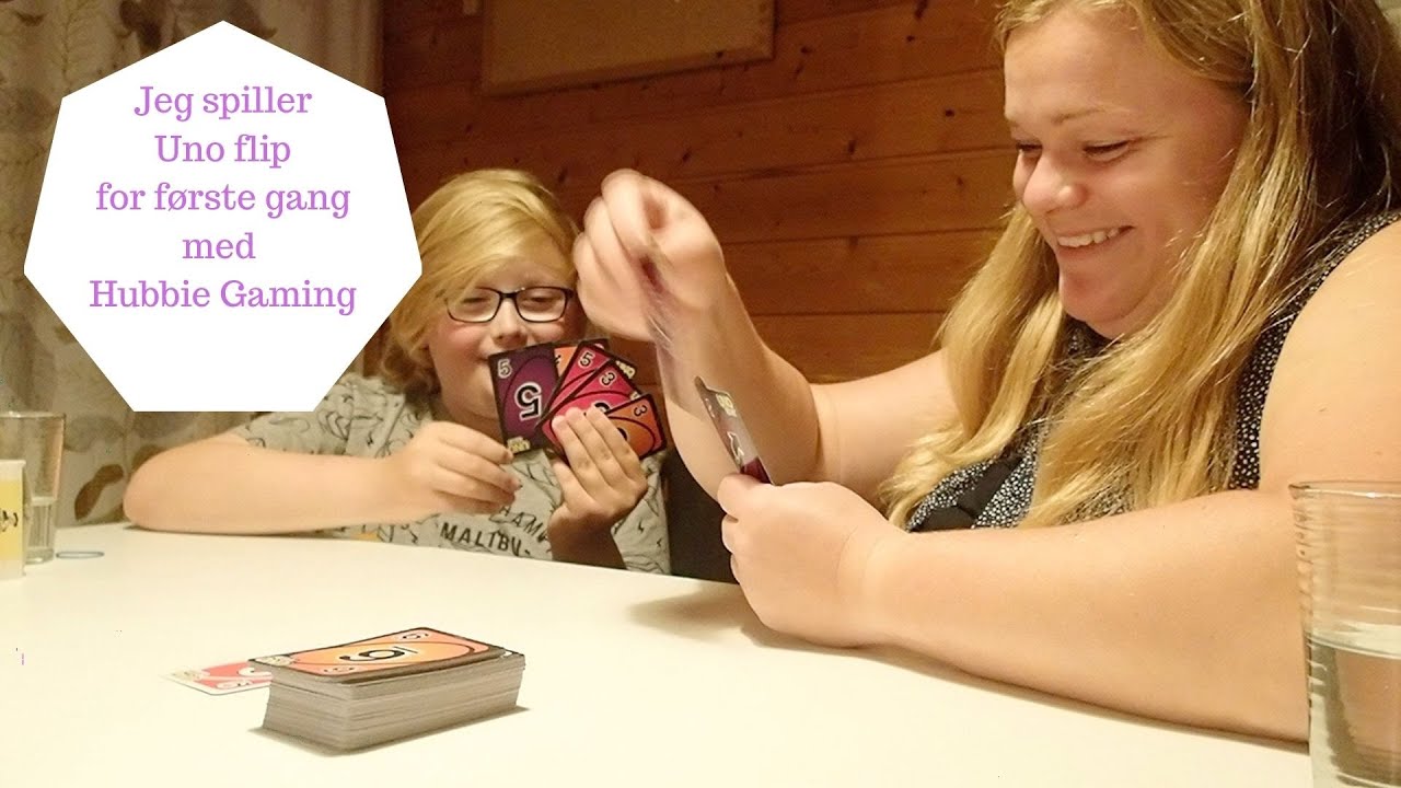 JEG SPILLER UNO FLIP FOR FØRSTE GANG MED HUBBIE GAMING - COLLAB