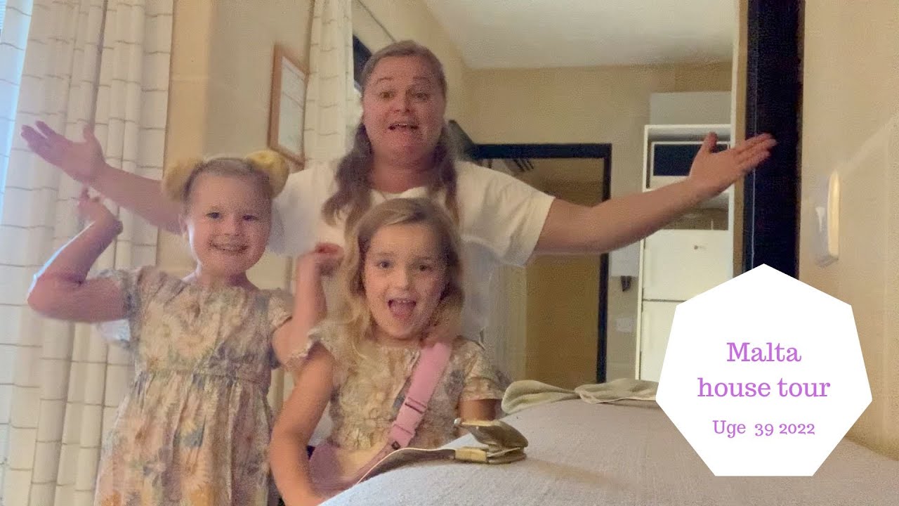 VI VISER VORES FERIEHUS PÅ MALTA - HOUSE TOUR