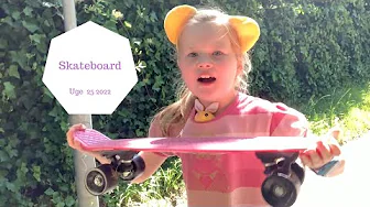 ZOE ØVER PÅ SIT SKATEBOARD