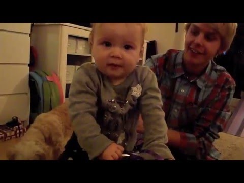 Baby's cool ride (Day 26 of our daily vlogs in December 2015)