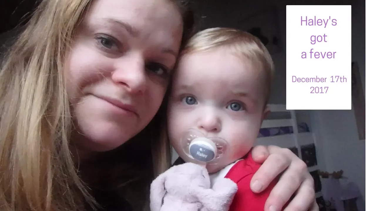 Haley's got a fever ( Day 17 of our daily vlogmas 2017)