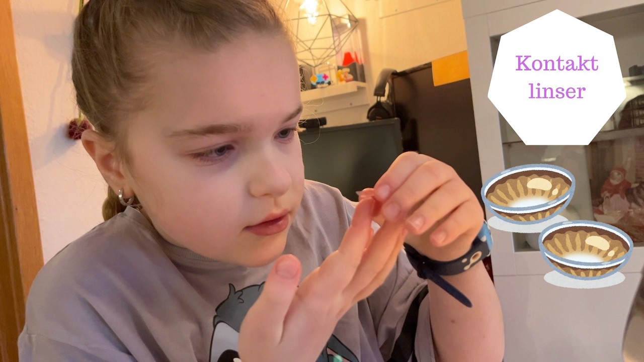 9 årig får Kontaktlinser