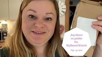 JEG ÅBNER EN PAKKE FRA MYSMARTWATCH