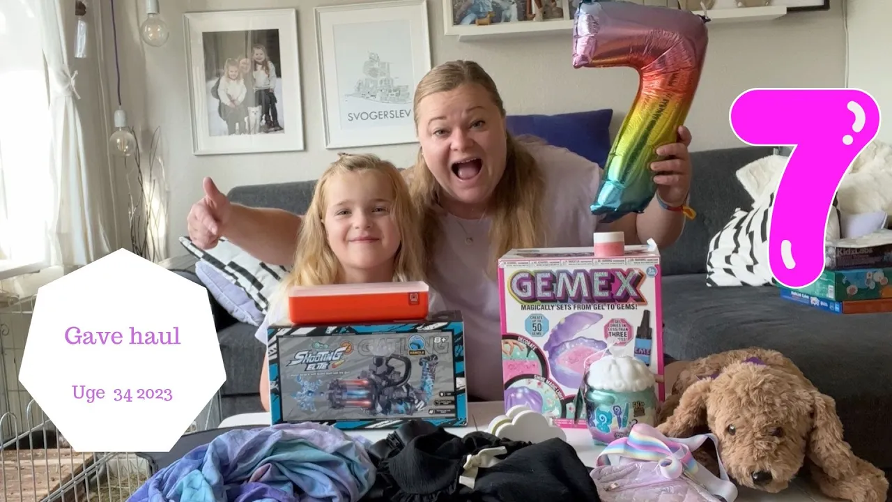 HALEYS 7 ÅRS FØDSELSDAGS GAVE HAUL