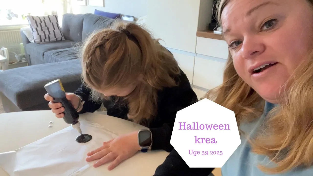 Hyggedag hjemme med Halloween krea