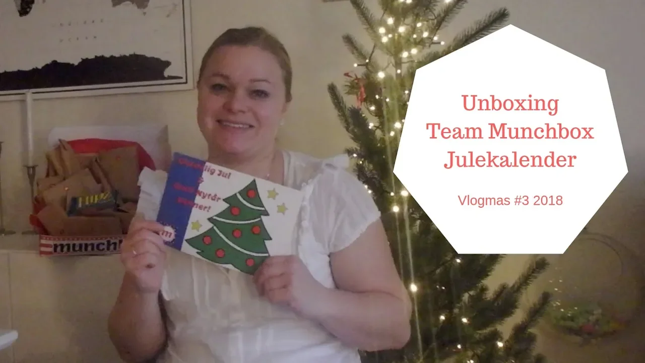 Unboxing Team Munchbox Julekalender - 24 Days of Vlogmas 2018 #3